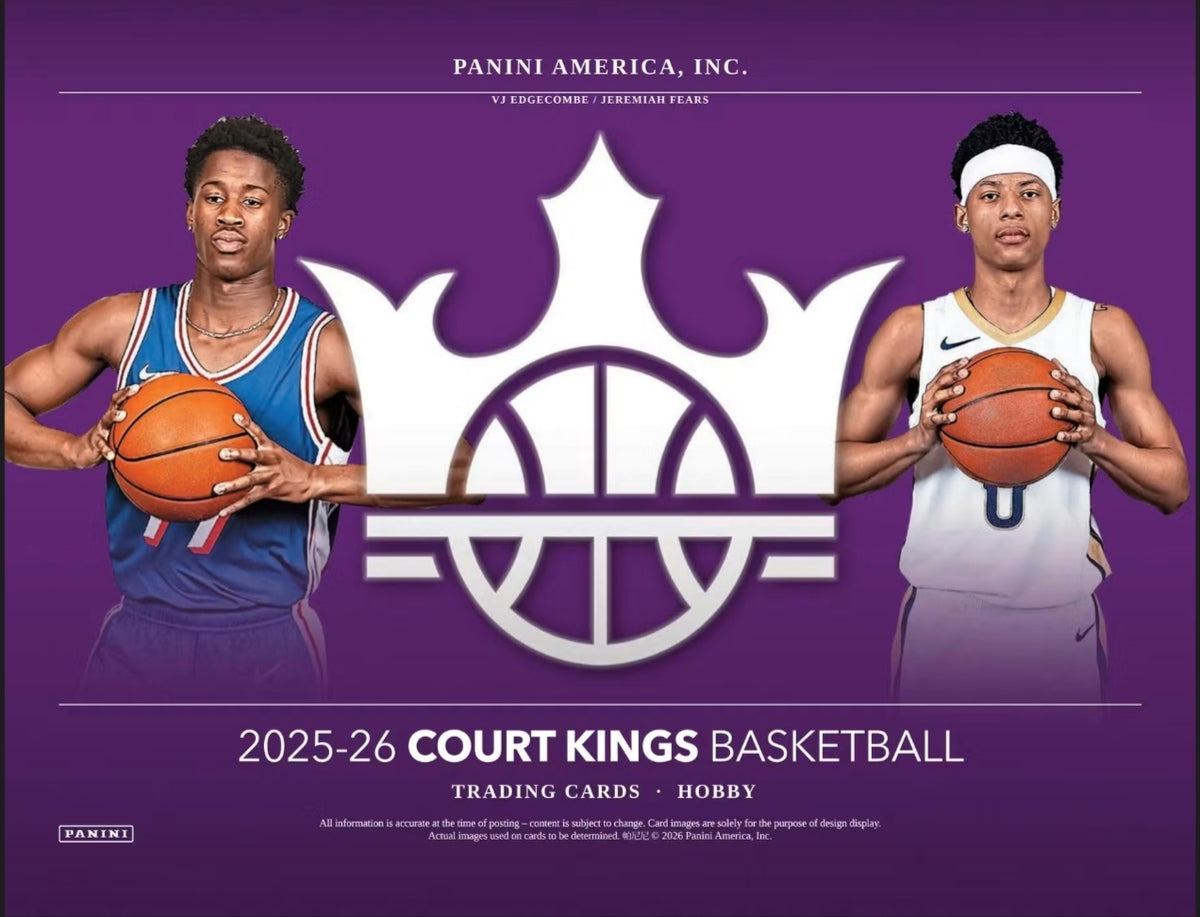 Panini Court Kings 2025-26 NBA Basketball Hobby Box -NEW- 2 Autographs