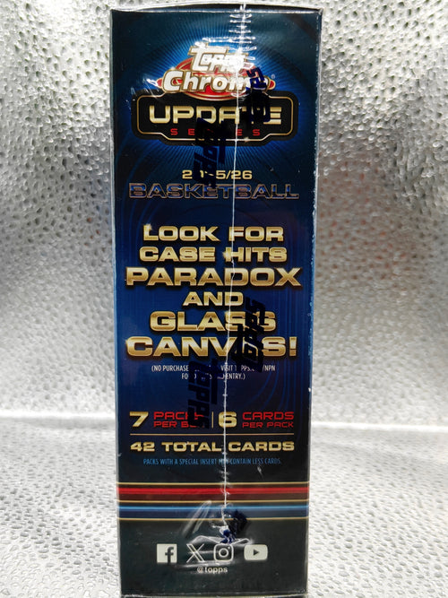 Topps Chrome 2026 Update Series NBA Basketball MEGA Box -NEW- Rookie Debut Patch Autos