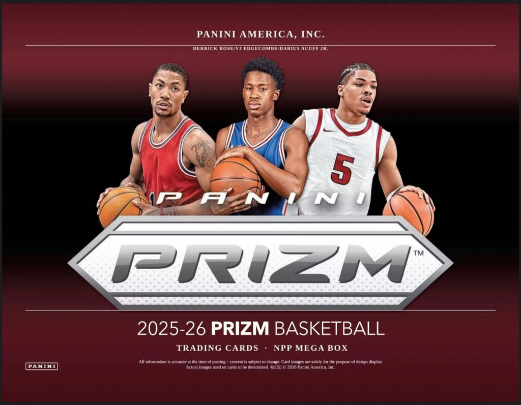 Panini Prizm 2025-26 NBA Basketball Mega Box -NEW- 12 Red Ice Prizms